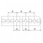 Preview: Jaws for 3-jaw chuck PS3 / PO3 Bernardo Hard master jaws MJ-PS3-500