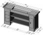 Preview: Stands for turning lathes Bernardo Stand D12 Deluxe for Profi 880 G Vario / Profi 900 Vario