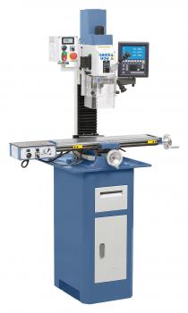 Drilling and milling machine Bernardo KF 25 Pro with power feed and 3-axis digital readout