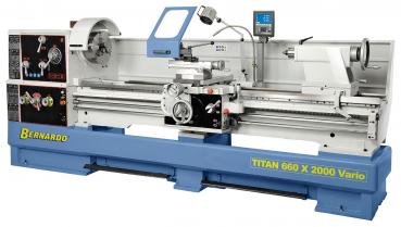 Universaldrehmaschine mit stufenloser Drehzahl Bernardo Titan 660 x 3000 Vario