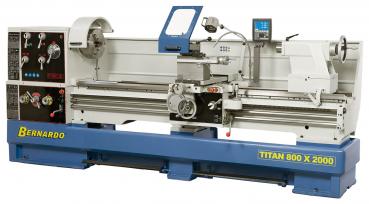 Universal turning lathes with digital readout Bernardo Titan 800 x 3000