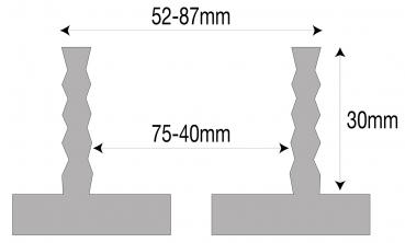 Clamping chucks Bernardo Ripple jaws f. chuck M 95