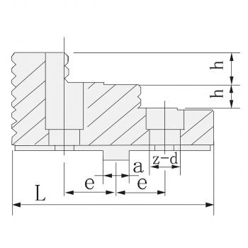 Jaws for 3-jaw chuck DK11 Bernardo Hard reversible top jaws DTJ-DK11-160