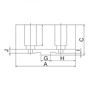 Jaws for 3-jaw chuck PS3 / PO3 Bernardo Soft top jaws STJ-PS3-125