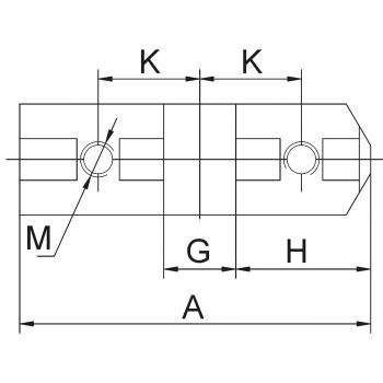 Jaws for 3-jaw chuck PS3 / PO3 Bernardo Hard master jaws MJ-PS3-125