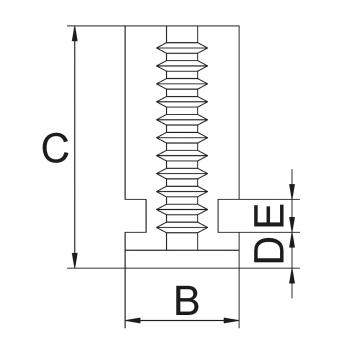 Backen für 3-Backenfutter PS3 / PO3 Bernardo Bohrbacken OJ-PS3-200