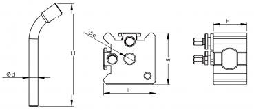 Spannmittel für Werkzeuge Bernardo Schnellwechsel-Stahlhalter Modell Bernardo Gr. 30