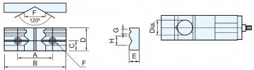 Jaws for PHV / CHV Bernardo Prismenbacken CJ 250 - 1 Stk.