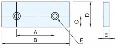 Jaws for PHV / CHV Bernardo Weiche Grundbacken FJ 1001 - 2 Stk.