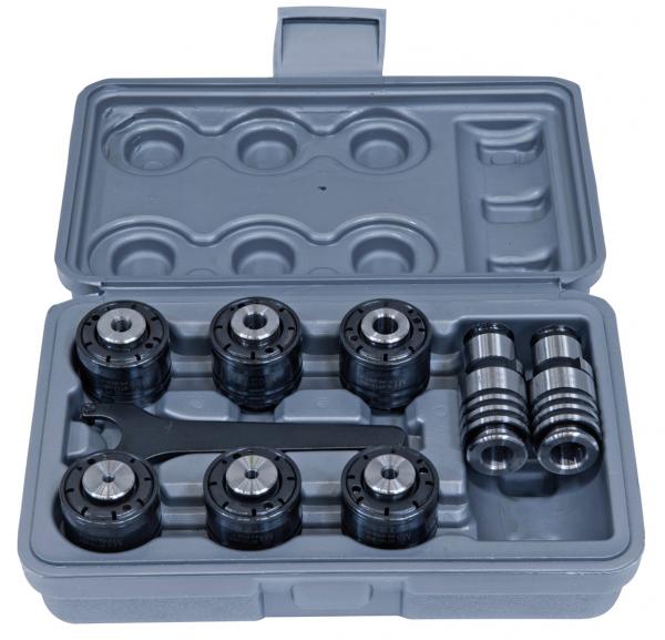 Accessories for tapping machine Bernardo Quick change chuck set M3 - M16 f. TM 16 P / TM 16 BLO