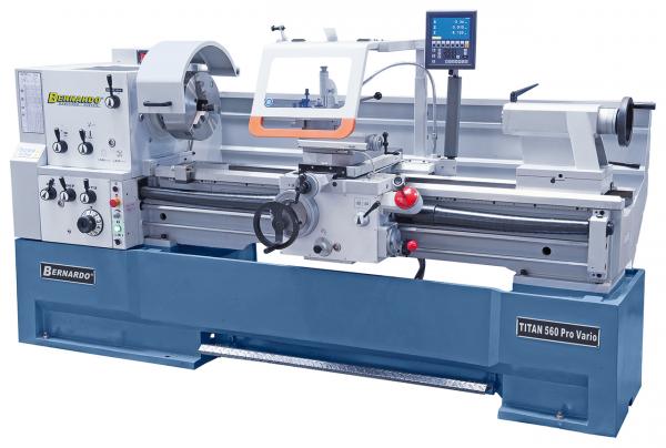 Universaldrehmaschine mit stufenloser Drehzahl Bernardo Titan 560 x 3000 Pro Vario