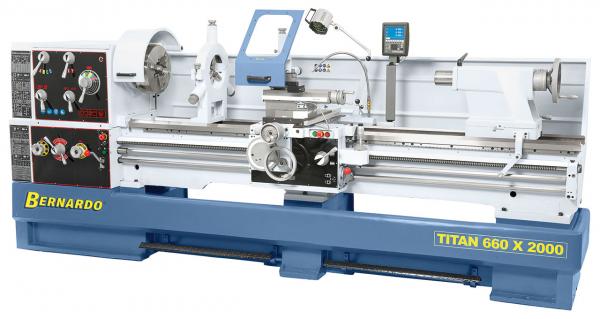 Universal turning lathes with digital readout Bernardo Titan 660 x 2000