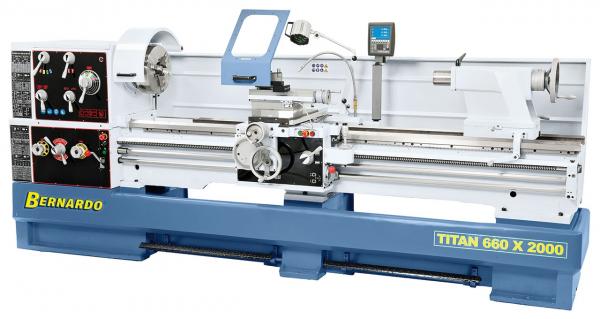 Universal turning lathes with digital readout Bernardo Titan 660 x 2000