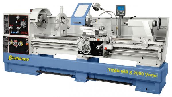 Universaldrehmaschine mit stufenloser Drehzahl Bernardo Titan 660 x 1500 Vario