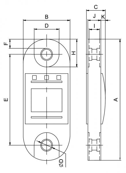 Kranwaagen Bernardo ID 6400