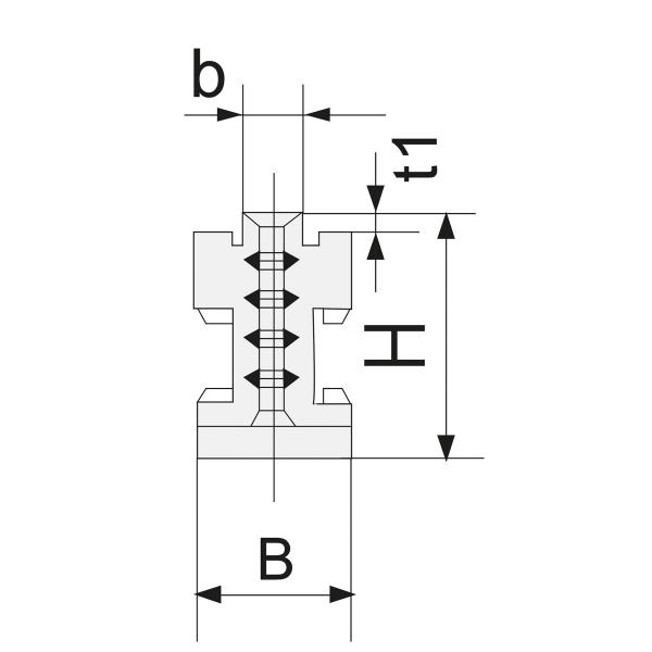 Jaws for 3-jaw chuck DK11 Bernardo Hard master jaws DMJ-DK11-200