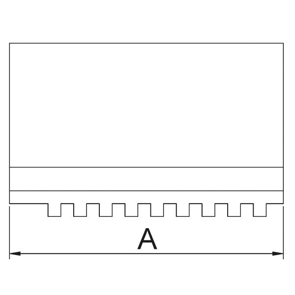 Backen für 4-Backenfutter PS4 / PO4 Bernardo Weiche Monoblockbacken SJ-PS4-400