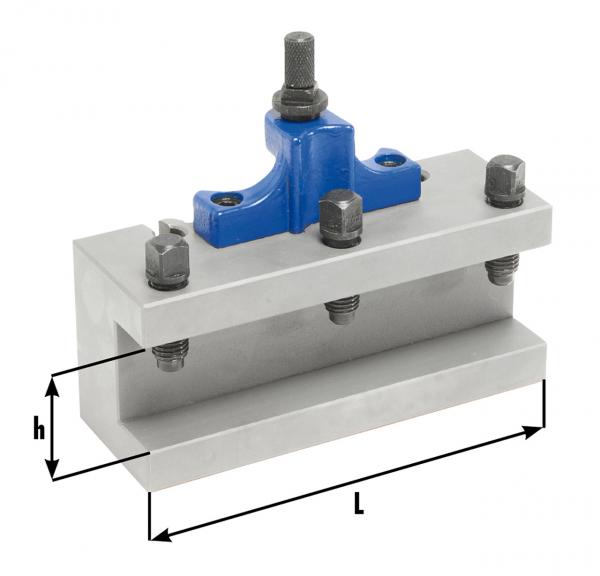 Spannmittel für Werkzeuge Bernardo Wechselhalter mit geradem Einsatz 25 x 100 mm für Größe E