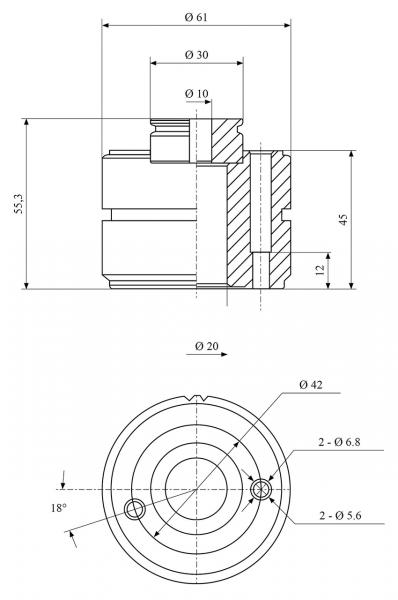 Clamping devices for tools Bernardo 40 pos. tool post & holder set System Multifix size A