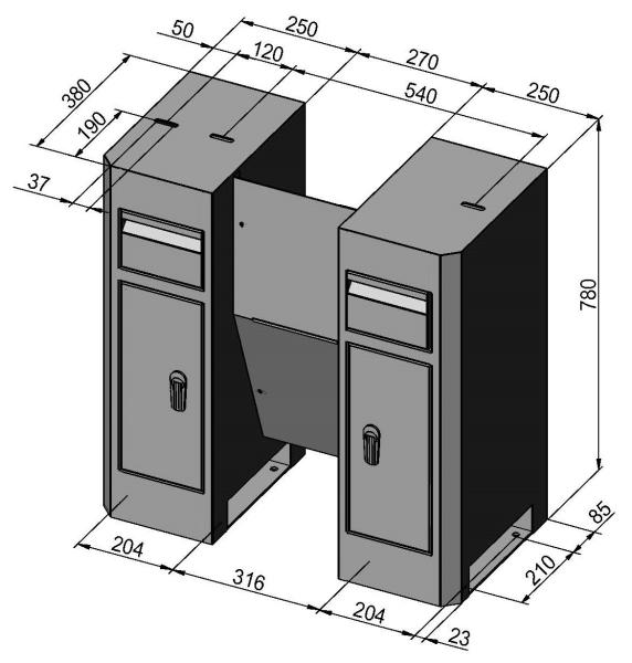 Untergestell für Drehmaschine Bernardo Untergestell Deluxe f. Profi 450 S / Vario